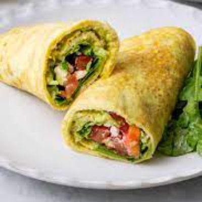 Egg omelette Wrap