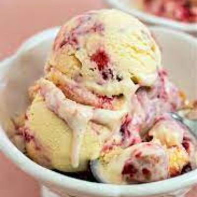 Jelly Donut with Ice Cream