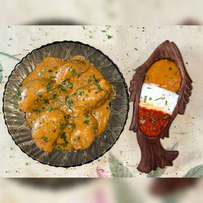 Veg Creamy Sauce Momos