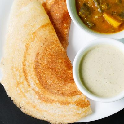 Plain Dosa With Desi Ghee