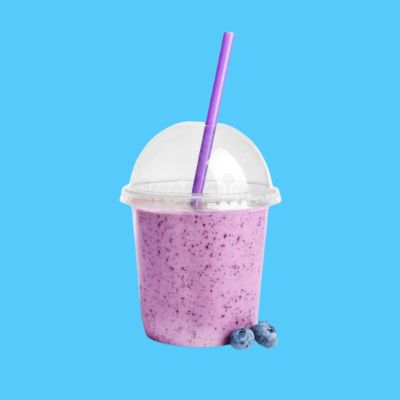 Blueberry Milk Shake (300 Ml)