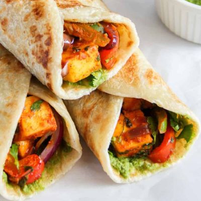 Spicy Paneer Wrap