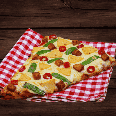 Korma Chicken Pizza (Personal Giant Slice (22.5 Cm))