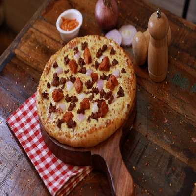 Medium Mixed Grill Pizza.