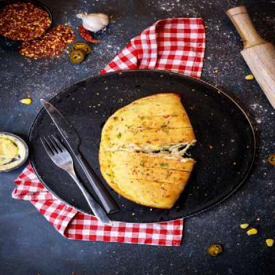 Sweet Corn Stuffed Garlic Bread