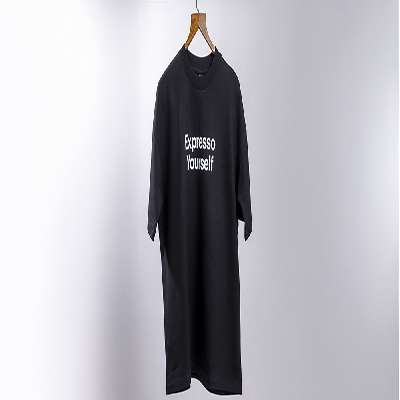 Oversized Tee - Expresso Yourself - Black - M
