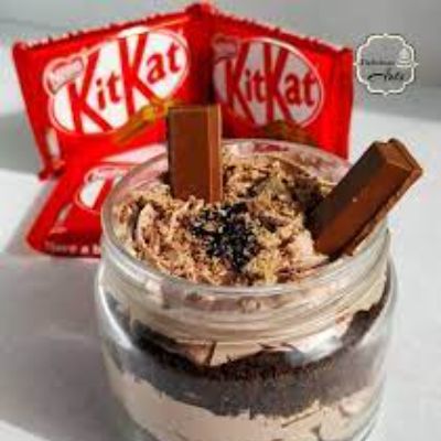 Kitkat Brownie Jar