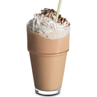 Cold coffee with ice cream
