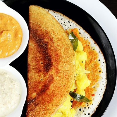 Masala Dosa With Desi Ghee