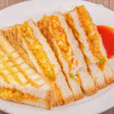 Paneer takatak sandwich