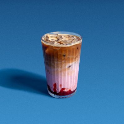 Iced Strawberry Latte