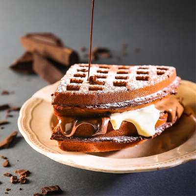 Triple Chocomelt Waffle