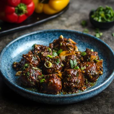 Veg Manchurian Dry(8 piece)