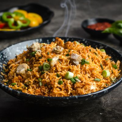 Schezwan Fried Rice Chicken