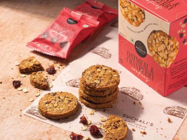 Oatmeal & Cranberry Cookies (Pack of 10)