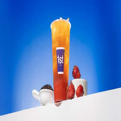 Strawberry Fruit Tea Boba