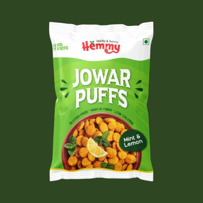 Jowar Puffs (Mint and Lemon)