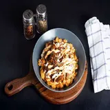 Korean Style Mushroom Loaded Fries