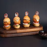 Paneer Teriyaki Dip Burger