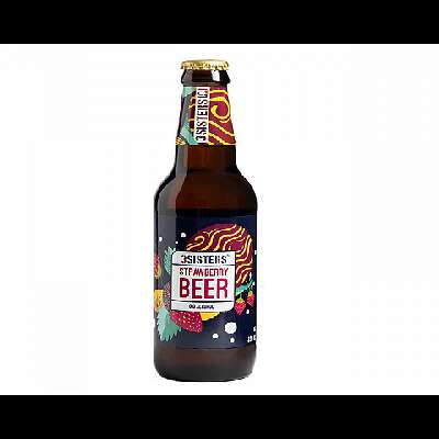 3 Sisters Strawberry Beer Non Alcoholic [ 330 Ml ]