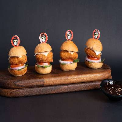 Paneer Teriyaki Dip Burger
