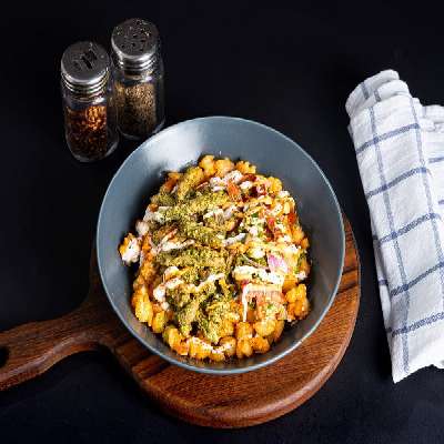 Pesto Chicken Loaded Fries