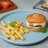 Aloo Tikki Burger With Cheese