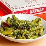Penne Pasta In Chunky Basil Pesto