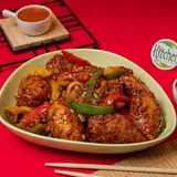 Fried Momos In Chilli Garlic Sauce