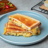 3 Cheese Loaded Grilled Sandwich