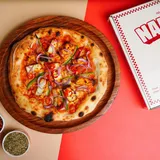 Roasted Cottage Cheese & Paprika Pizza