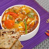Kadhai Paneer With Choice Of Bread