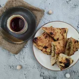 Cheese Stuffed Garlic Bread (Wood Fire Style)