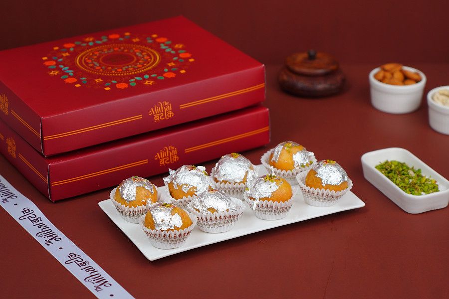 STUFFED KESARIYA BALUSHAI