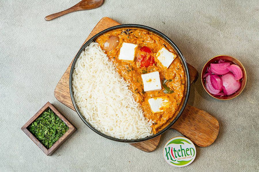 Kadhai Paneer With Rice
