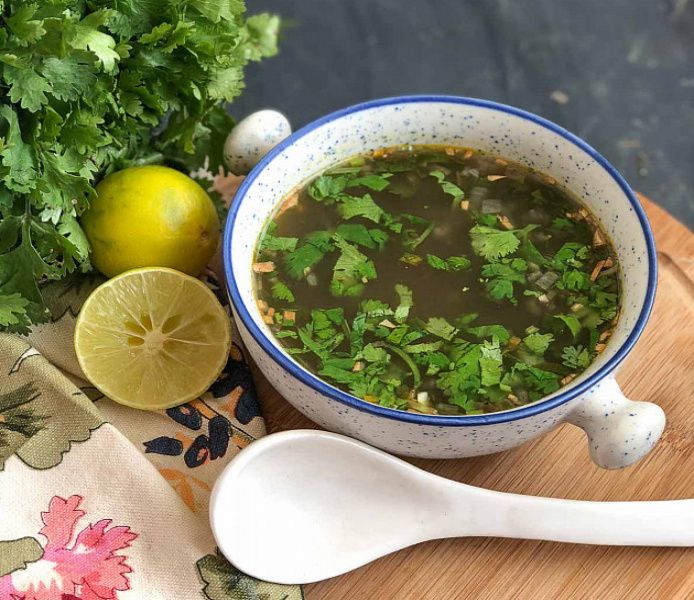 Lemon Coriander Soup