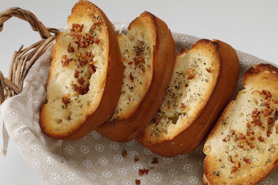 Roast Garlic Toastie