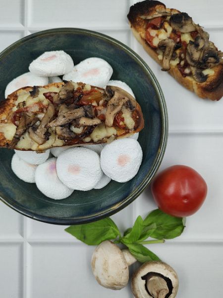 Mushroom And Sundried Tomato Bruschetta