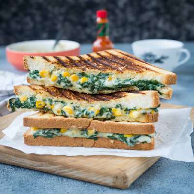 Spinach Corn Sandwich