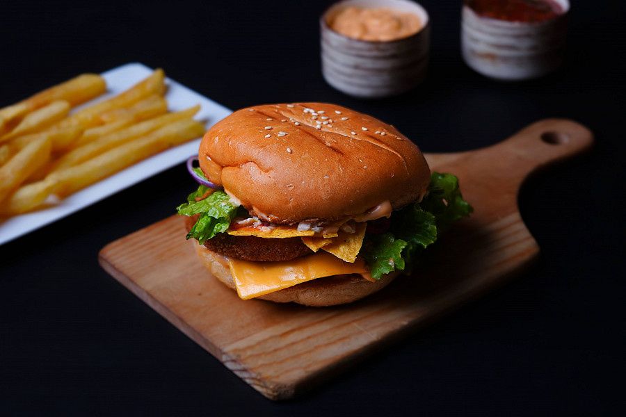 Spicy Mexican Crunch Burger