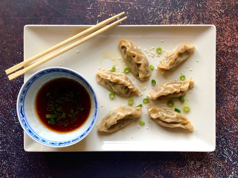 Spicy Mushroom Dimsum (Gyoza Style)