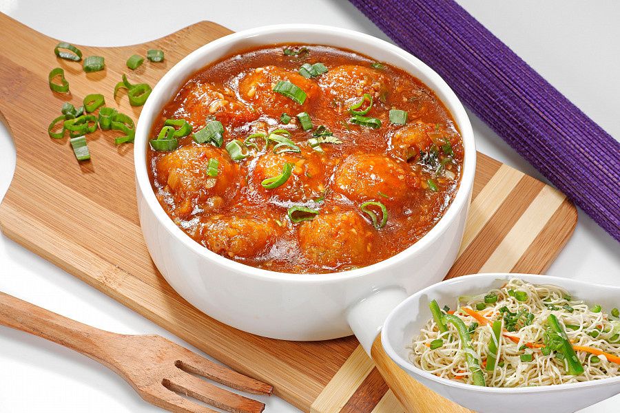 Noodles With Veg Manchurian