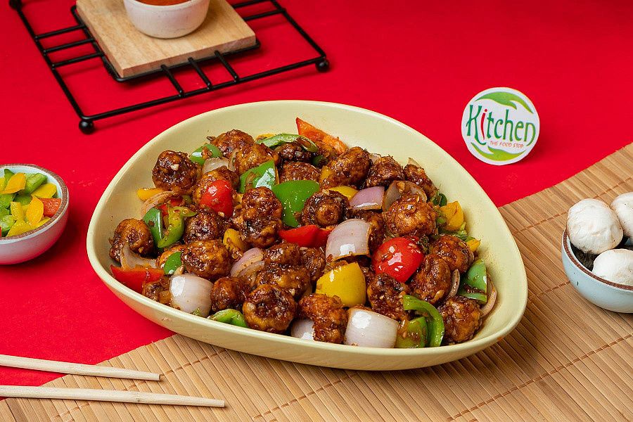Mushroom Chilli Dry