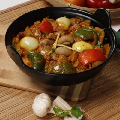 Mushroom Kadhai