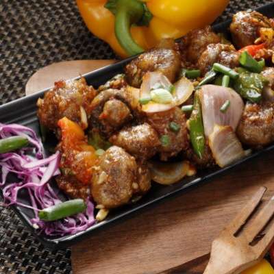 Mushroom Chilli Dry