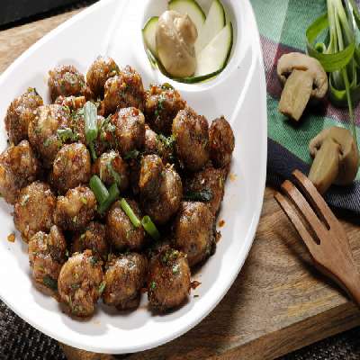 Mushroom Manchurian Dry