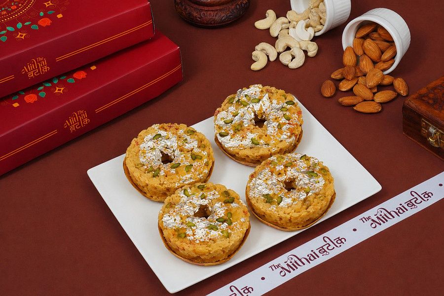 Baby Malai Ghewar [4 Pieces]