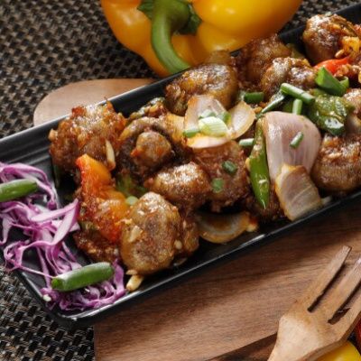 Mushroom Chilli Dry