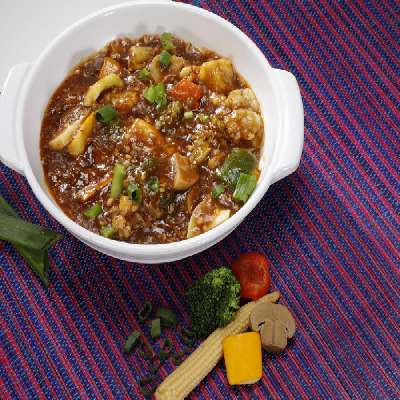 Exotic Veggies In Black Bean Sauce