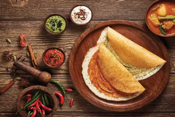 Ghee Podi Dosa (Aloo Masala)